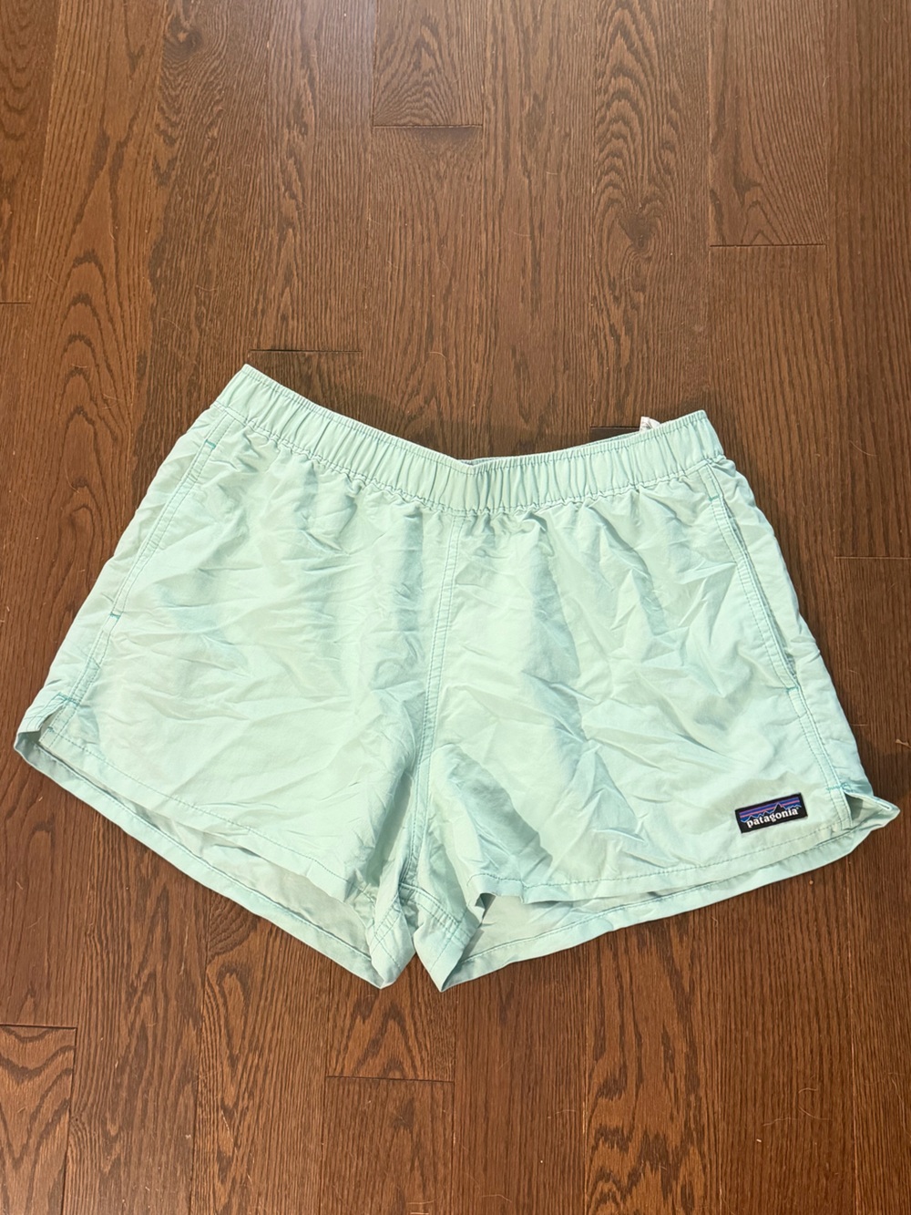 Patagonia Women's Mint Green Athletic Running Shorts